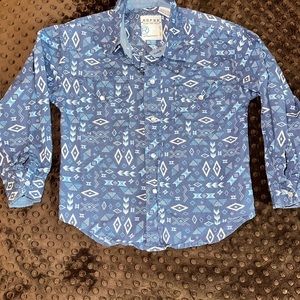 Boys western button down long sleeve